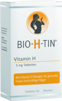 BIO-H-TIN Vitamin H 5 mg für 2 Monate Tabletten